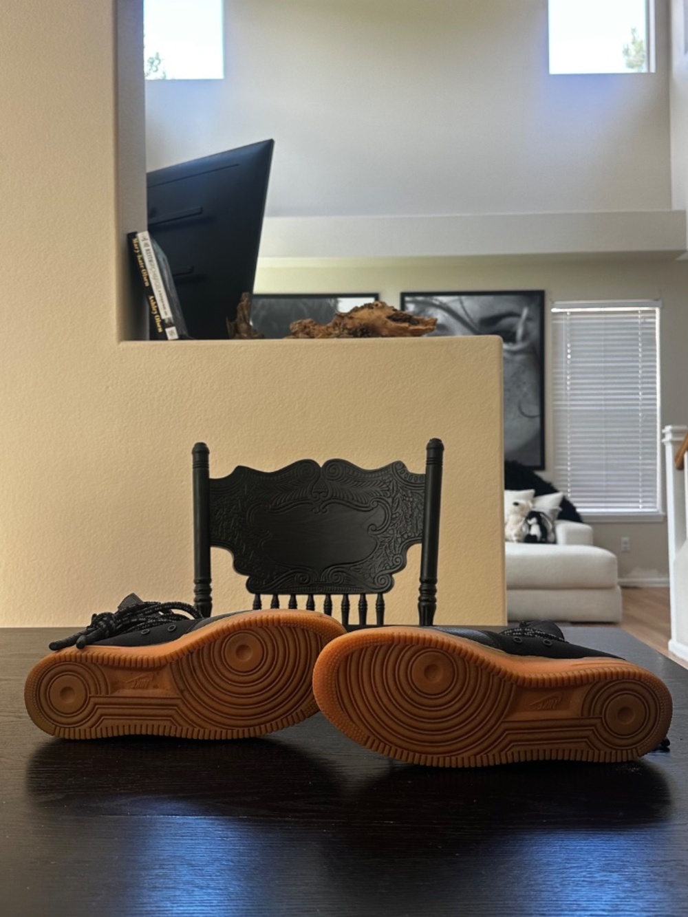 Nike SF Air Force 1 High Black Gum Size 13 SF AF1 HI New Without Box - Picture 2 of 6